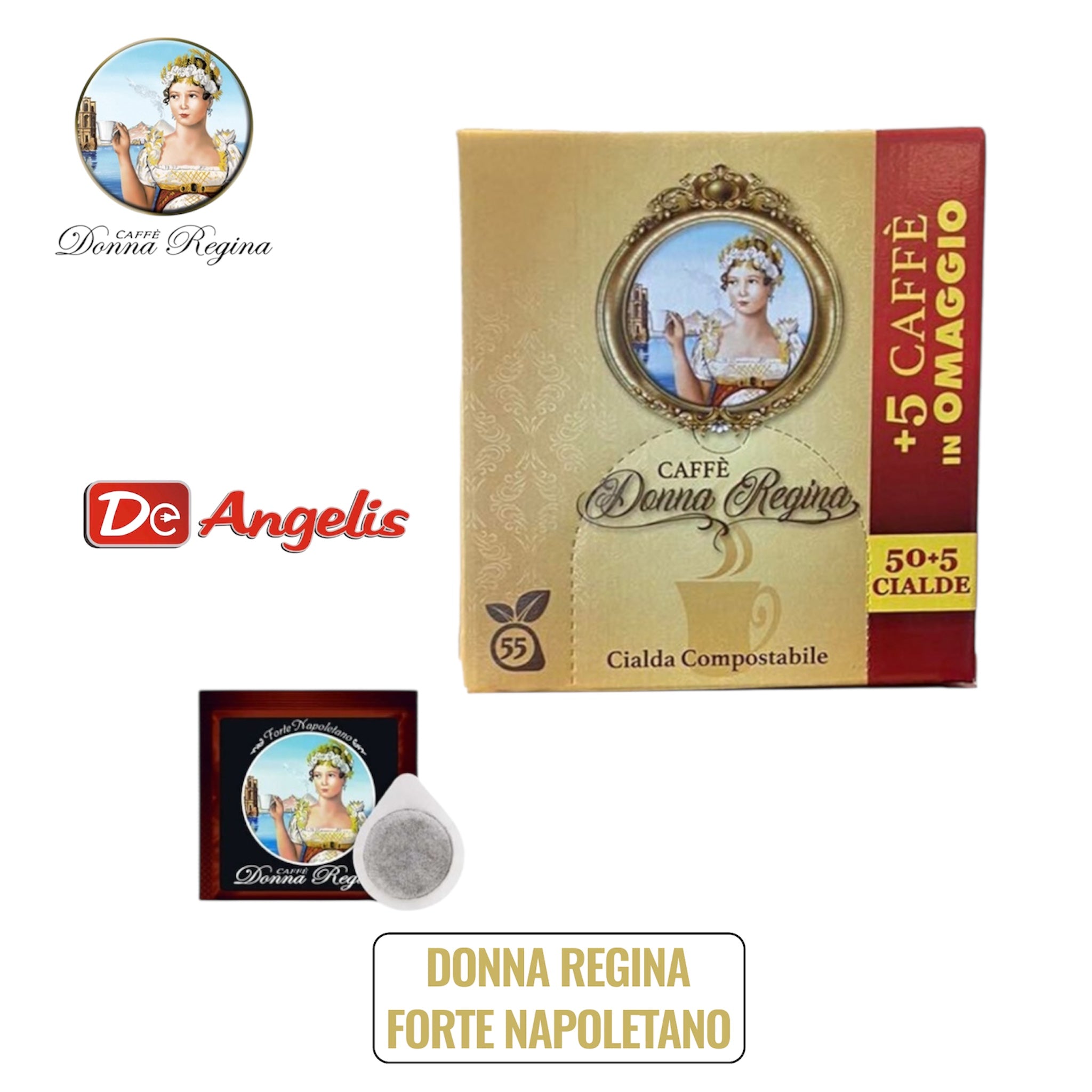 Offertissima300+40 Cialde Caffè Donna Regina Borbone Miscela Forte Napoletano - Foto 9