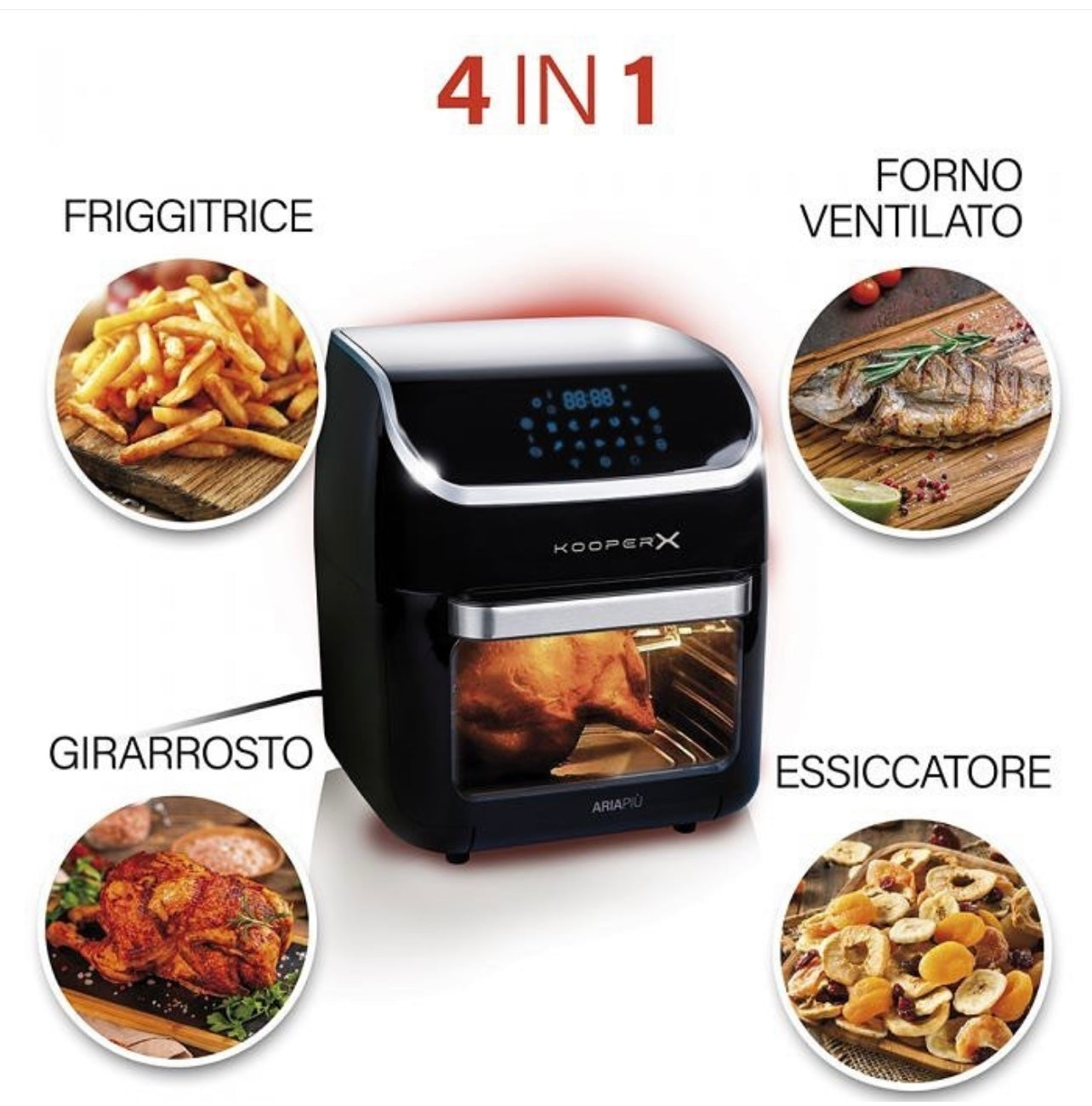 Kooper: Friggitrice ad aria 12L