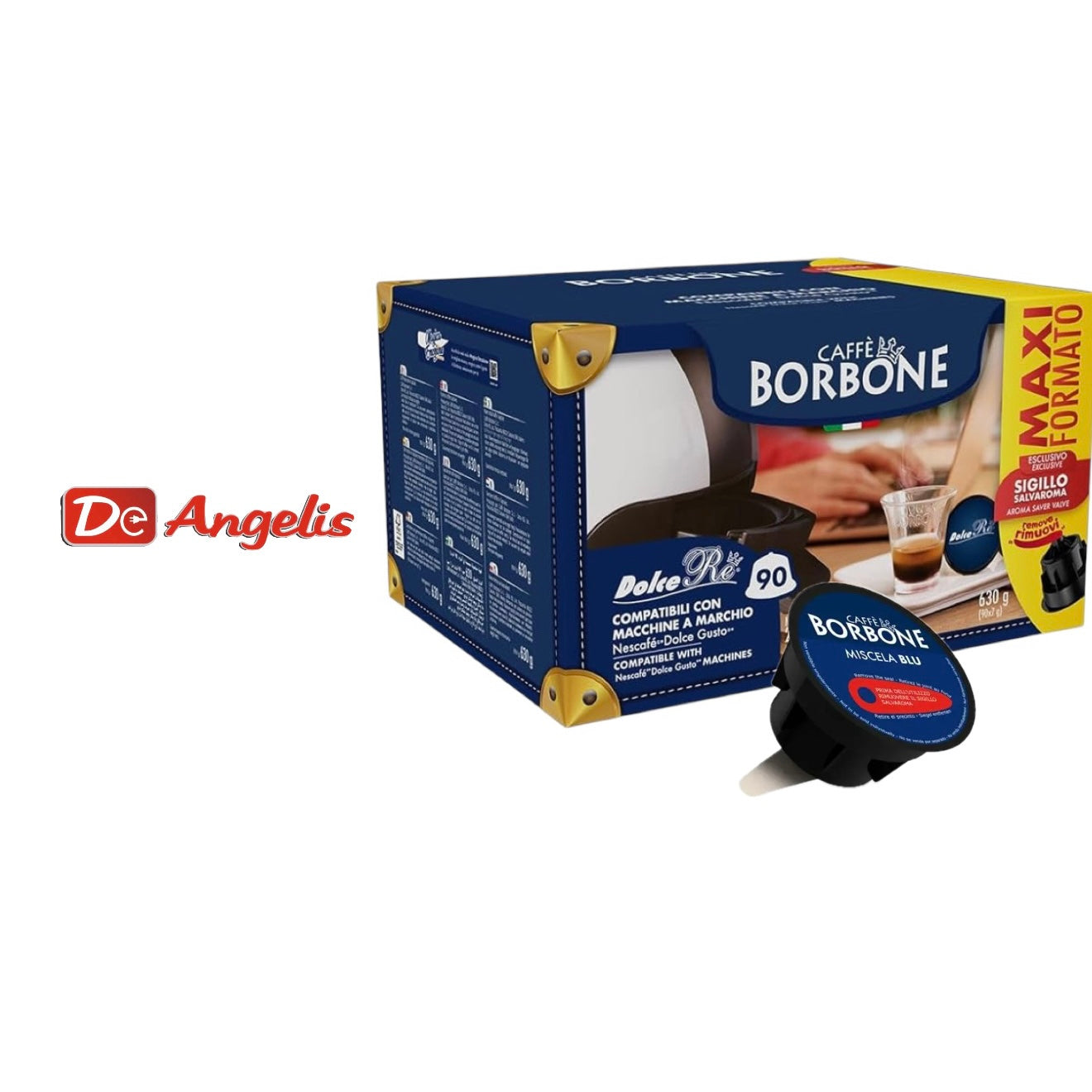 90 capsule caffè borbone Dolce Gusto