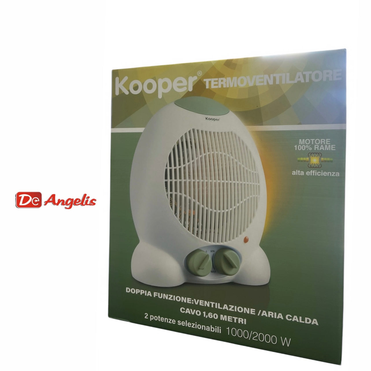Kooper: termoventilatore portatile