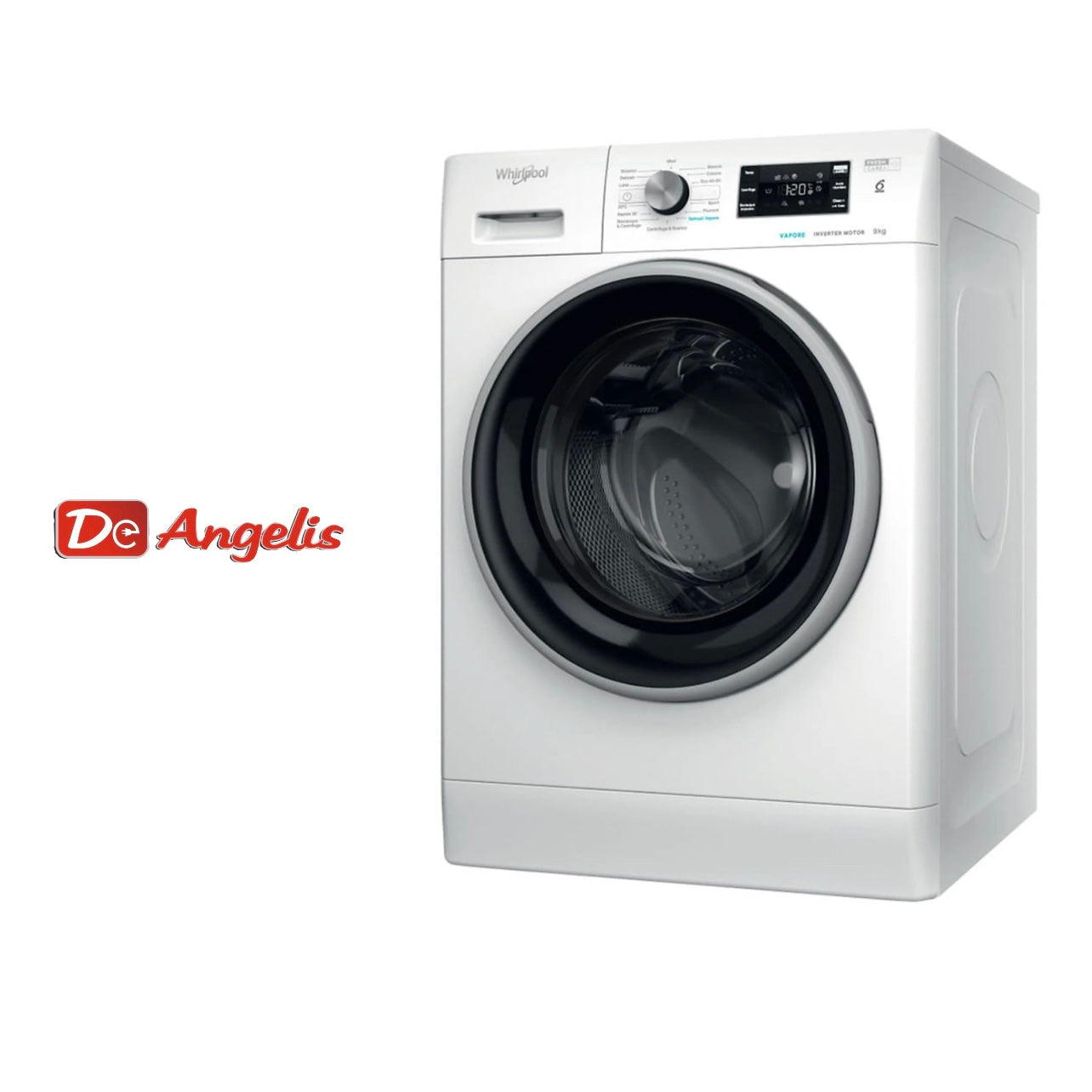 Whirlpool: lavatrice 9kg
