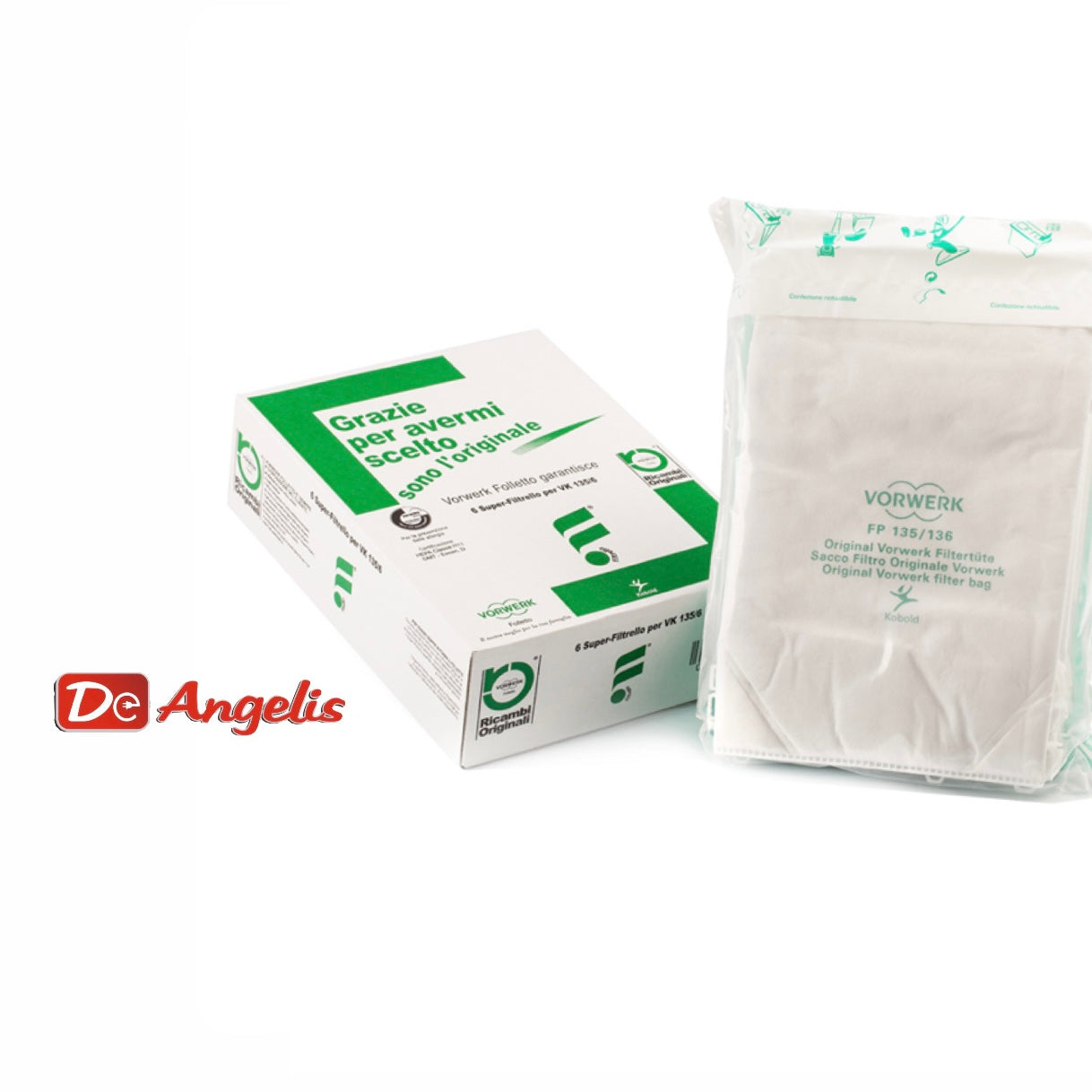 Sacchetti originali vk135/136