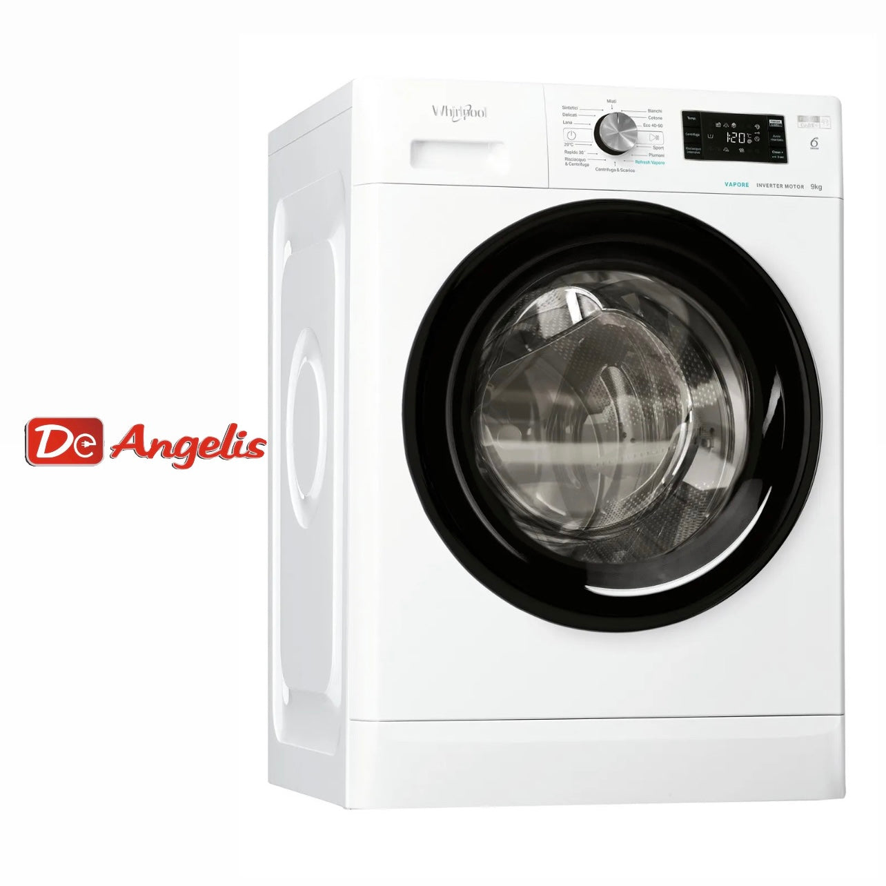 Whirlpool: Lavatrice 9kg