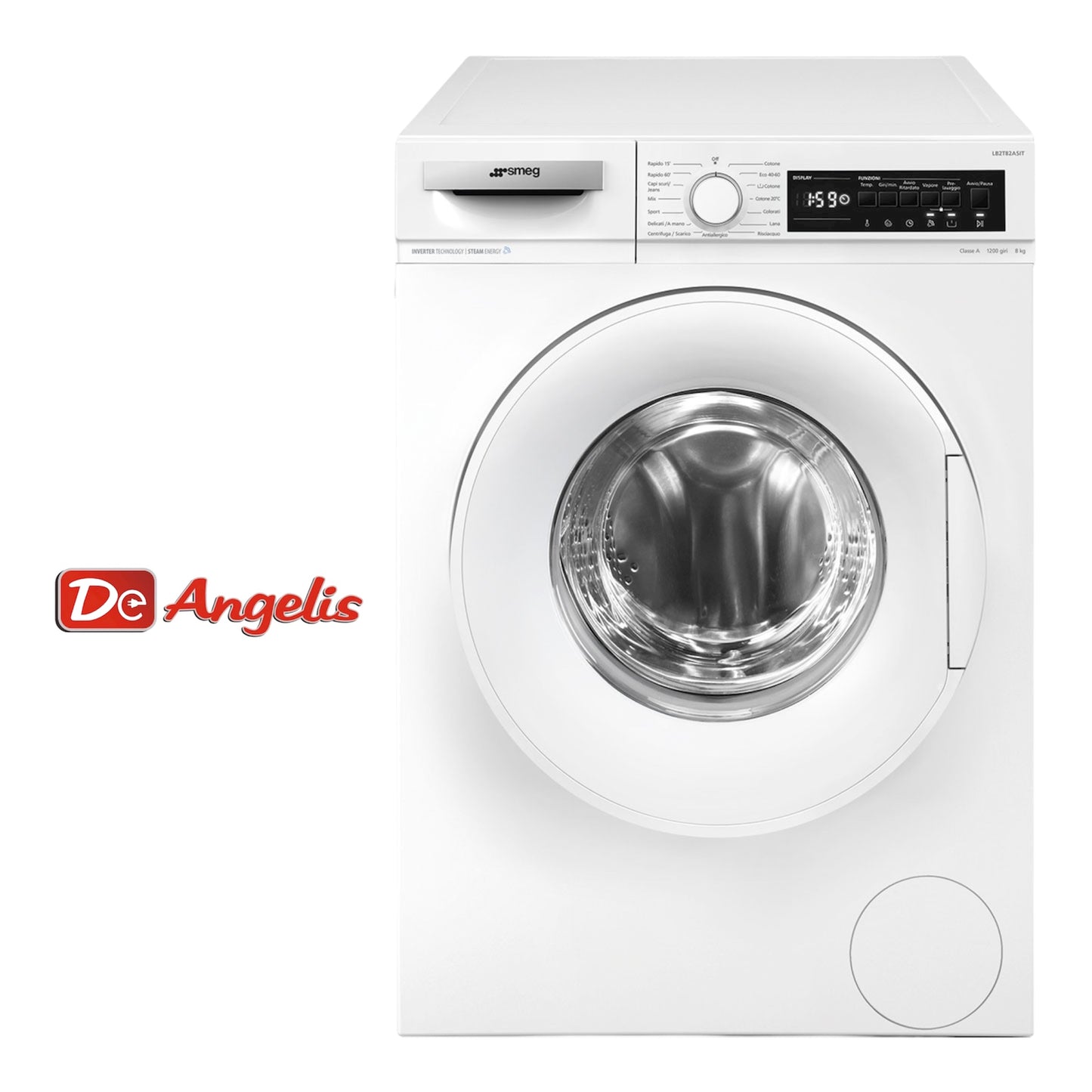 Smeg: Lavatrice 8kg