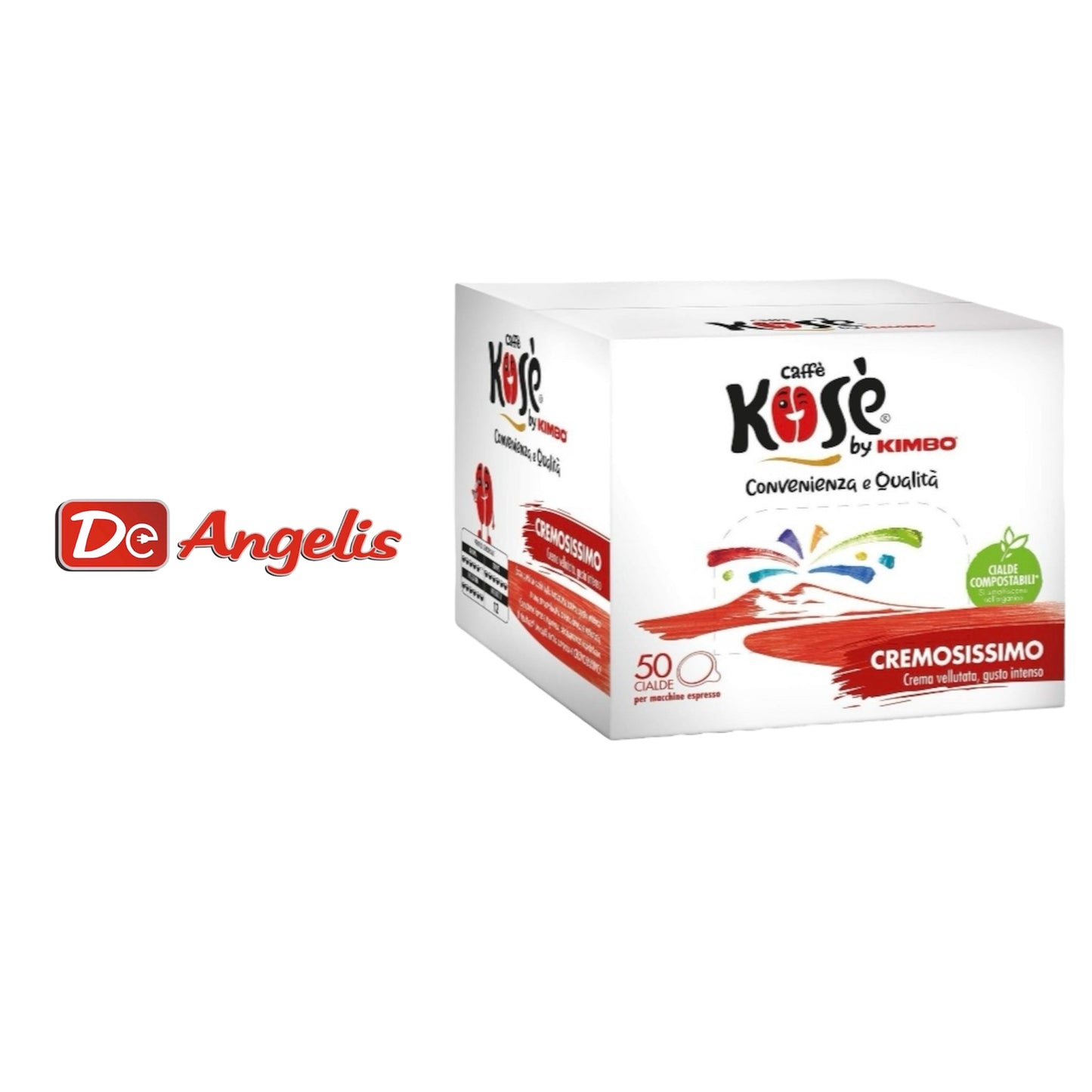 Kose’ by Kimbo: cremosissimo 50 cialde