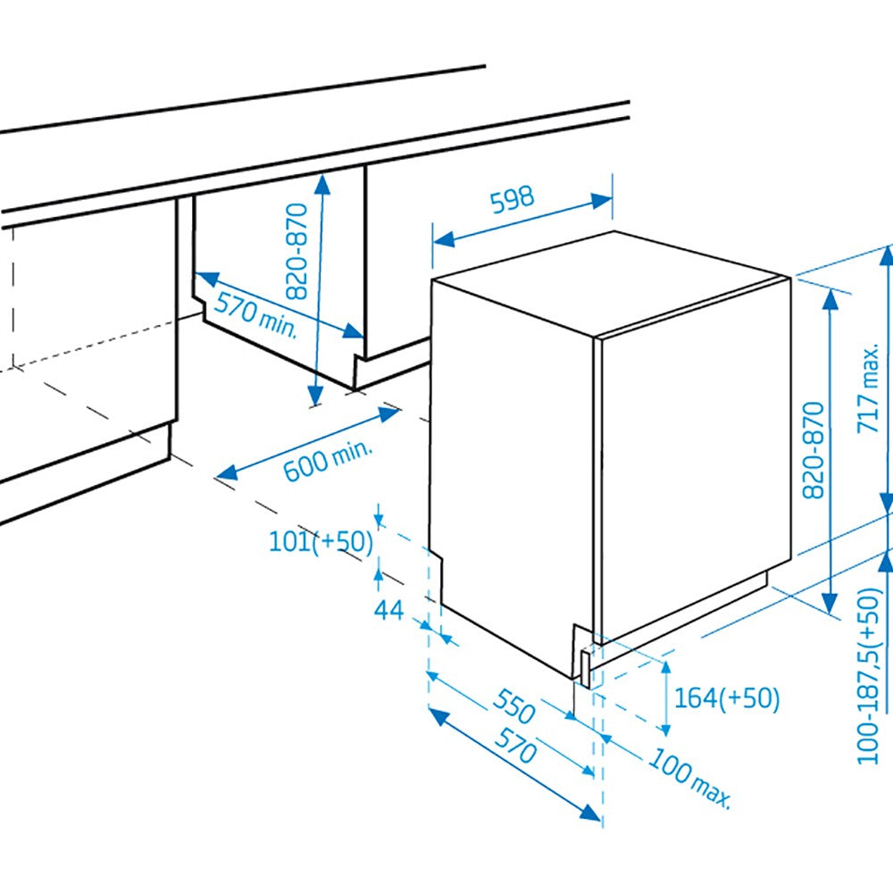 Beko: Lavastoviglie incasso 13 coperti