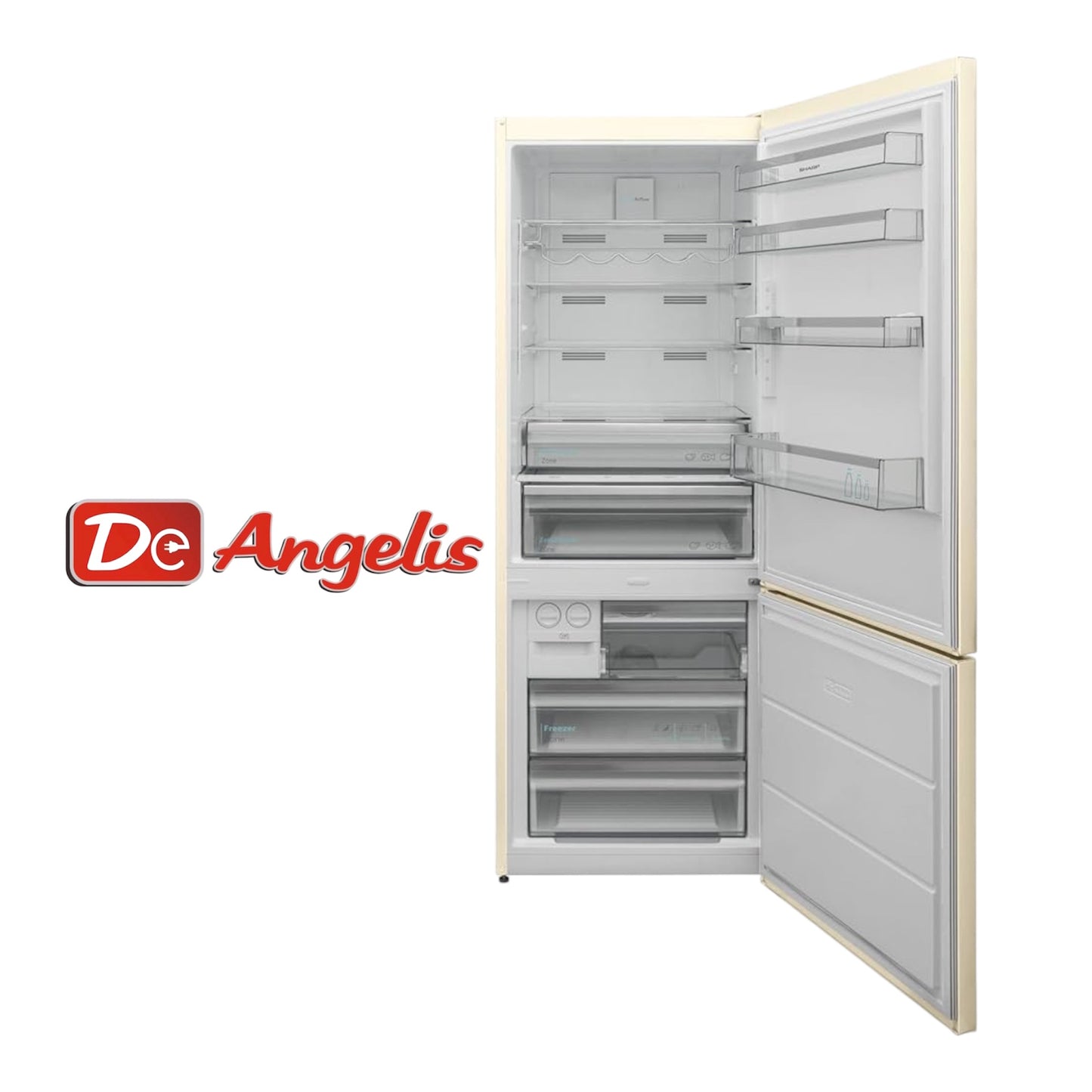 Sharp: Frigorifero combinato 70cm