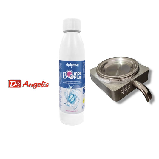 Kit: Decalcificante + portacialda alluminio didiesse