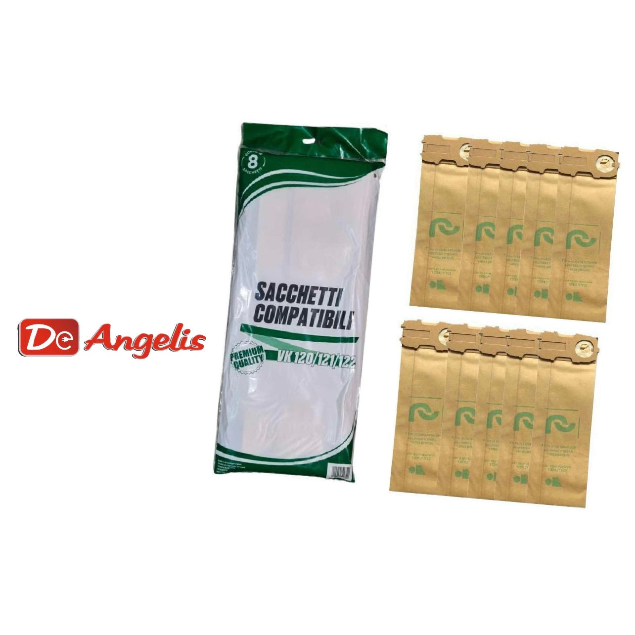 Sacchetti compatibili vk120/121/122