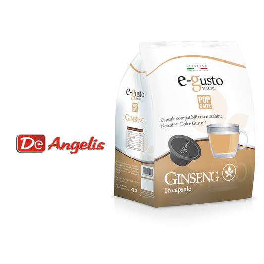 Capsule E-Gusto Ginseng: compatibili dolcegusto