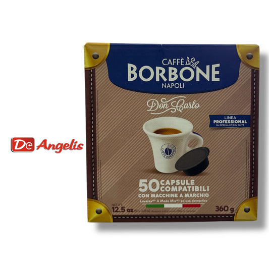 50 capsule Dek Borbone Lavazza a modo mio