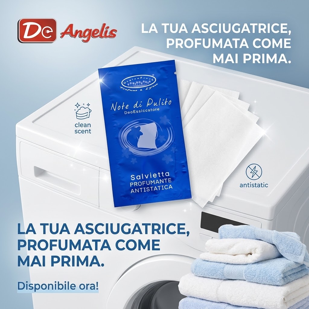 Hygienfresh - Salvietta profumata note di pulito per asciugatrice