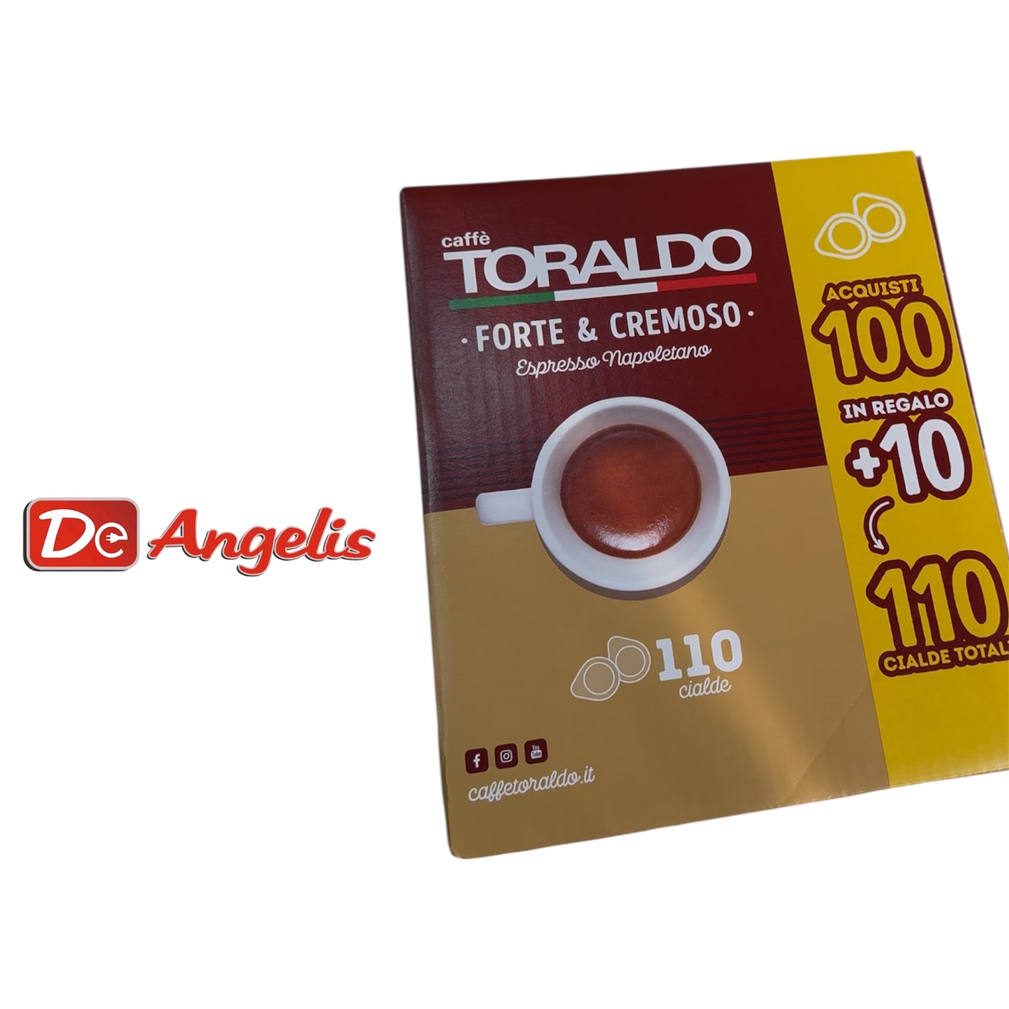 Caffè Toraldo: Forte e Cremoso 100+10 omaggio
