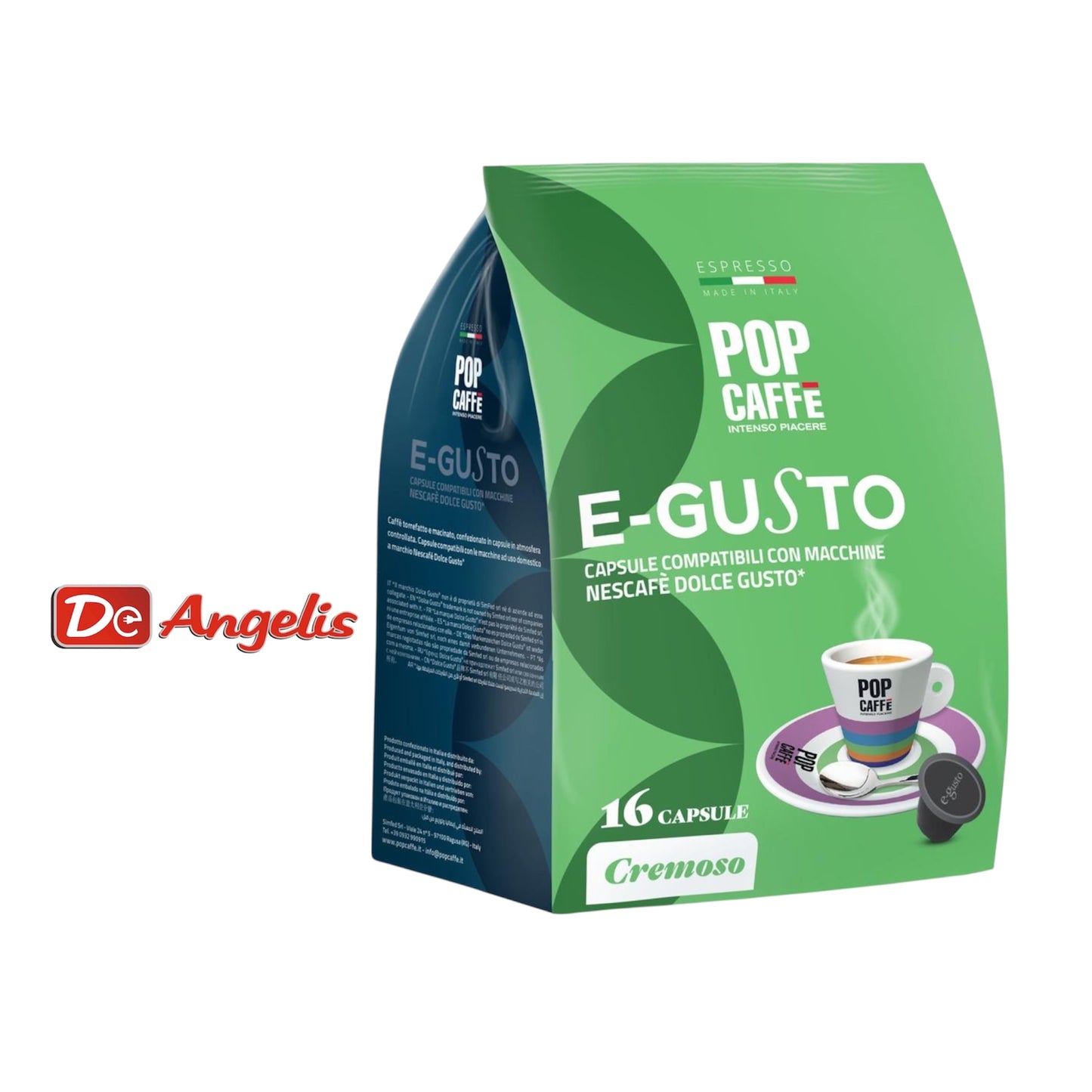 16 capsule Pop Caffé capsule dolcegusto