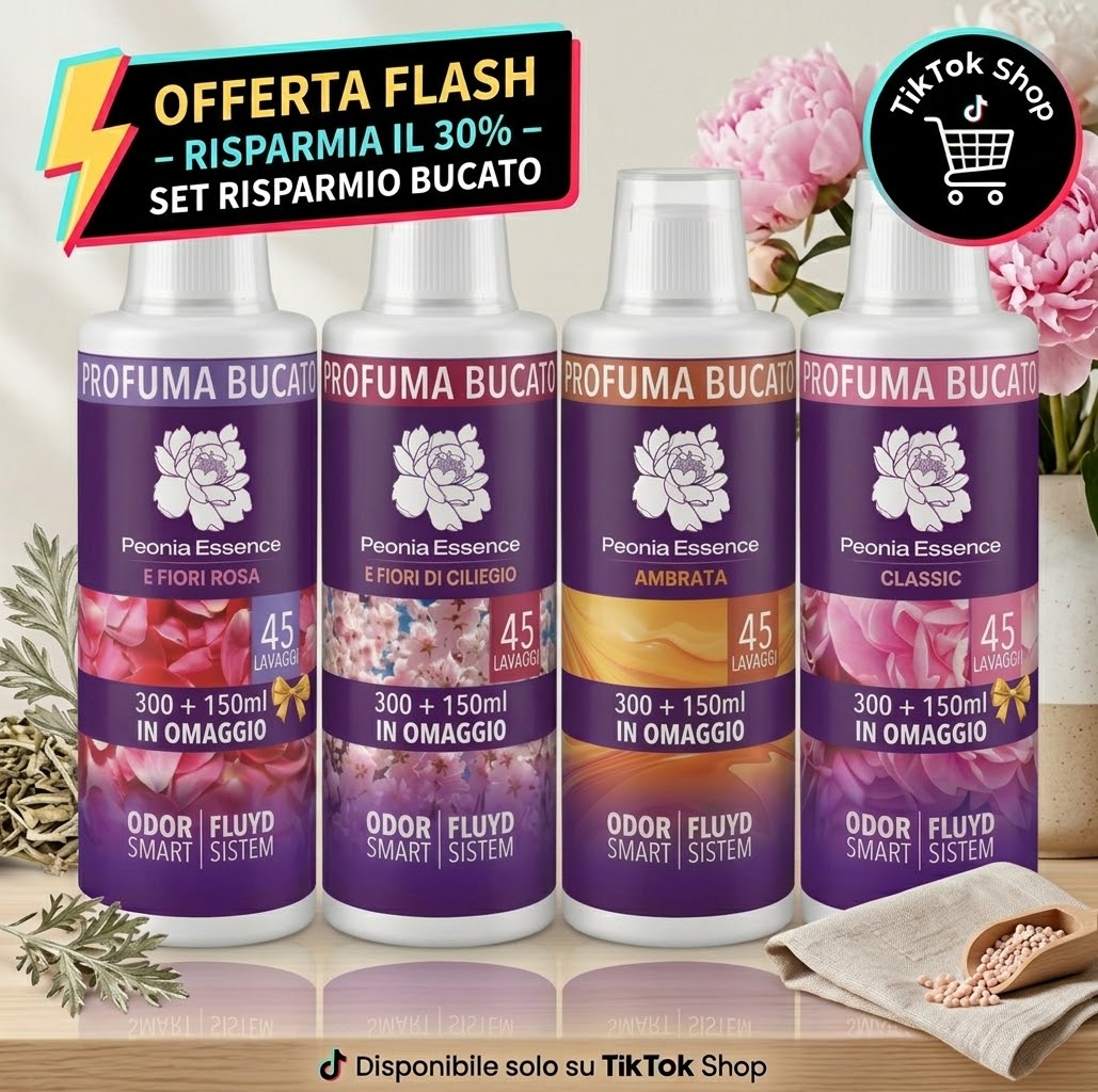 Set risparmio - profumabucato peonia essence