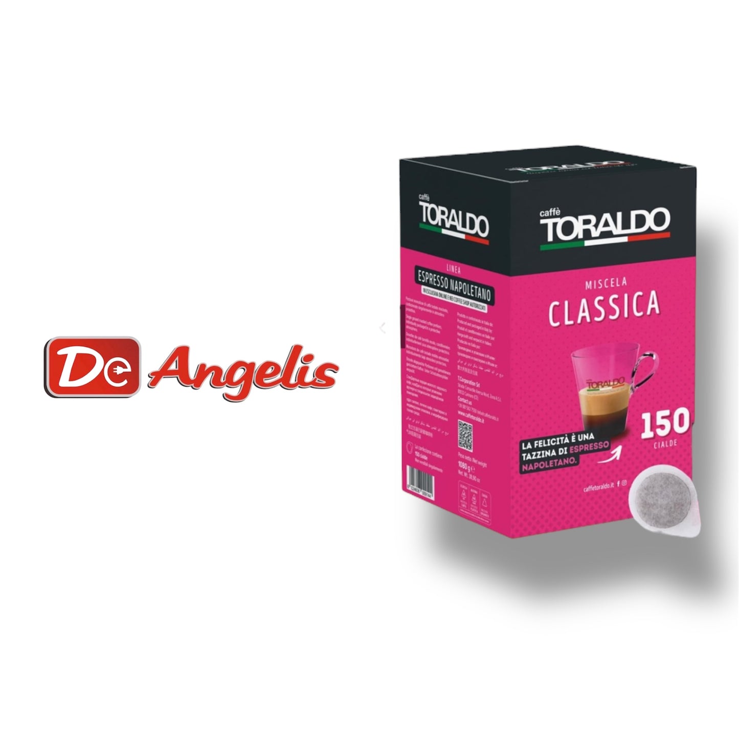 Caffè Toraldo: 150 cialde Miscela Classica