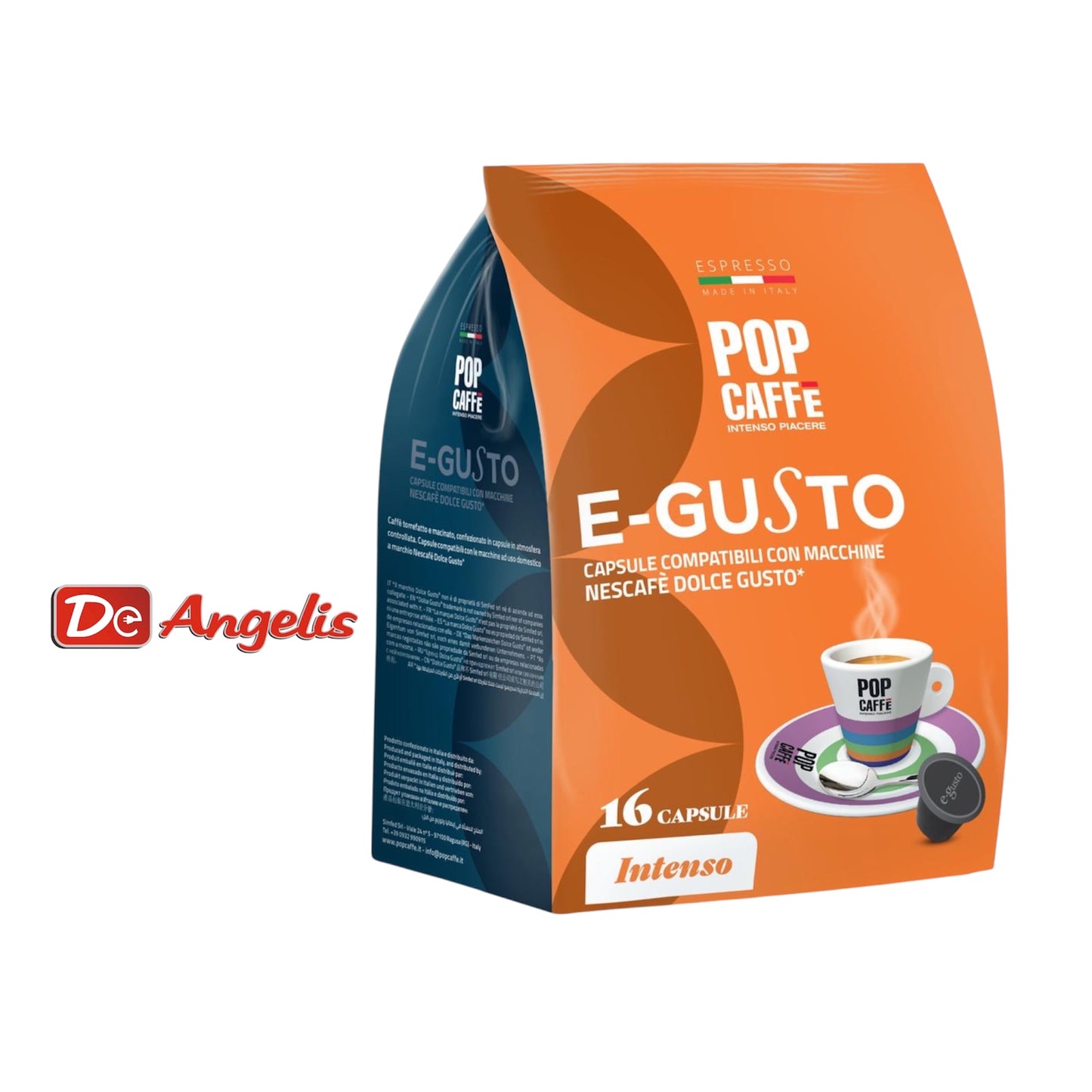 16 capsule Pop Caffé capsule dolcegusto