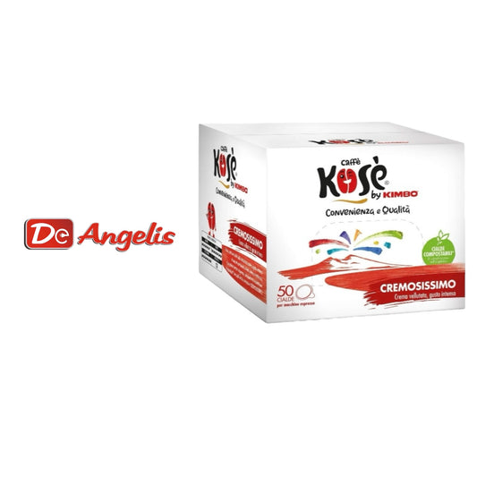 Kose’ by Kimbo: cremosissimo 50 cialde