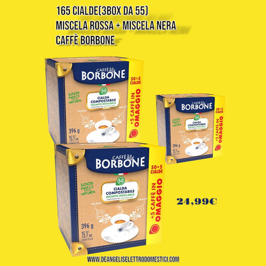 Box risparmio: 165 cialde Caffè Borbone