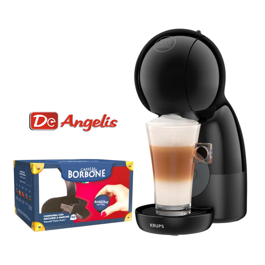 Krups: Macchina da caffè + 90 capsule miscela rossa